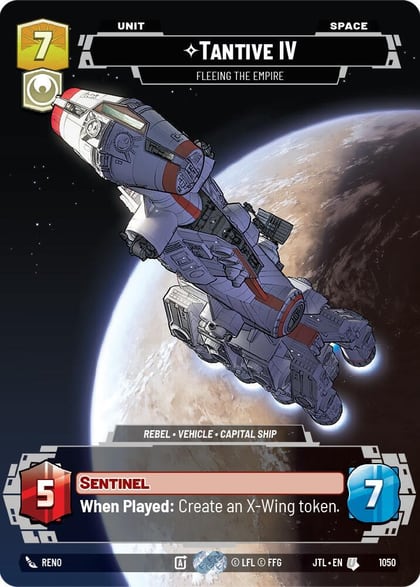 Tantive IV - Fleeing the Empire (Prestige), Jump to Lightspeed 1050