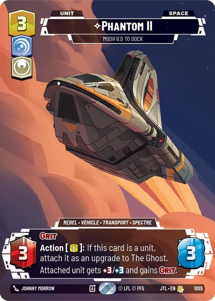 Phantom II - Modified to Dock (Prestige Foil), Jump to Lightspeed 1055