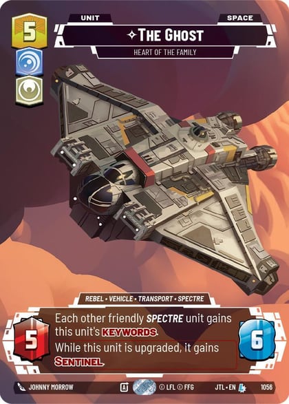 The Ghost - Heart of the Family (Prestige Foil), Jump to Lightspeed 1056