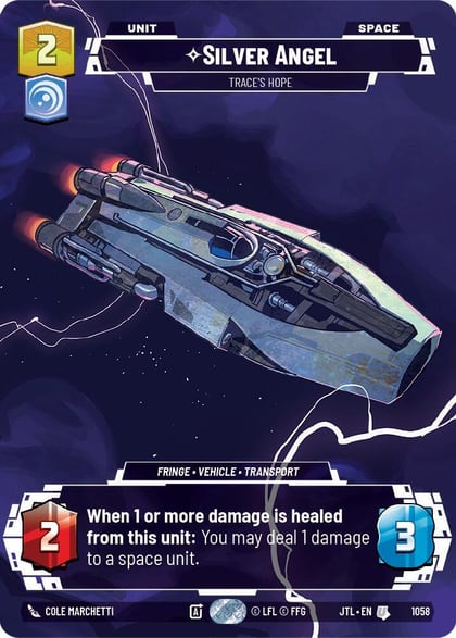 Silver Angel - Trace's Hope (Prestige Foil), Jump to Lightspeed 1058