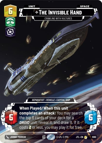 The Invisible Hand - Crawling With Vultures (Prestige Foil), Jump to Lightspeed 1060