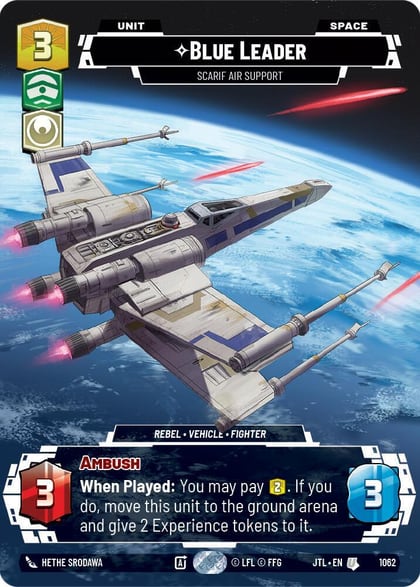 Blue Leader - Scarif Air Support (Prestige Foil), Jump to Lightspeed 1062