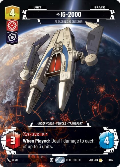 IG-2000 - Assassin's Aggressor (Prestige Foil), Jump to Lightspeed 1067