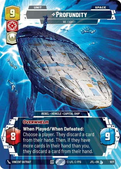 Profundity - We Fight! (Prestige Foil), Jump to Lightspeed 1071