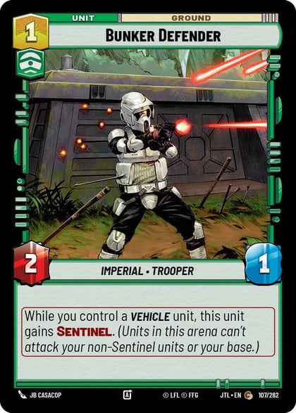 Bunker Defender, Jump to Lightspeed 107/262