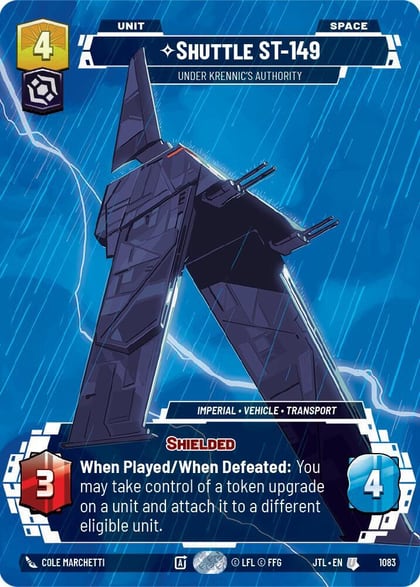 Shuttle ST-149 - Under Krennic's Authority (Prestige Foil), Jump to Lightspeed 1083