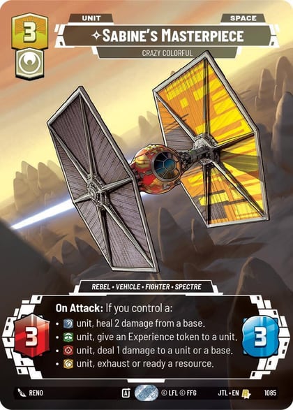 Sabine's Masterpiece - Crazy Colorful (Prestige Foil), Jump to Lightspeed 1085