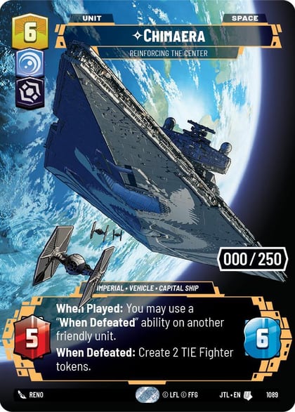Chimaera - Reinforcing the Center (Serialized), Jump to Lightspeed 1089