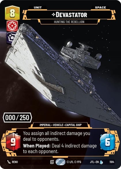 Devastator - Hunting the Rebellion (Serialized), Jump to Lightspeed 1104