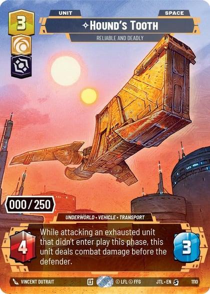 Hound's Tooth - Reliable and Deadly (Serialized), Jump to Lightspeed 1110