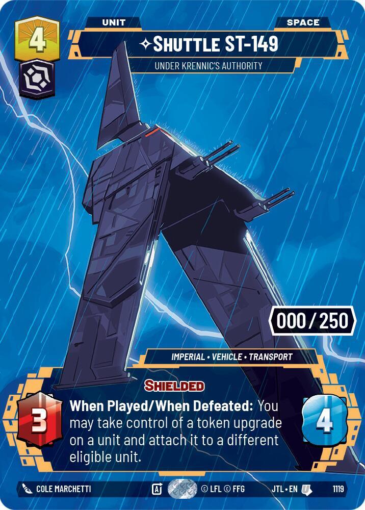 Shuttle ST-149 - Under Krennic's Authority (Serialized), Jump to Lightspeed 1119