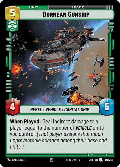 Dornean Gunship, Jump to Lightspeed 116/262