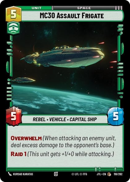MC30 Assault Frigate, Jump to Lightspeed 118/262