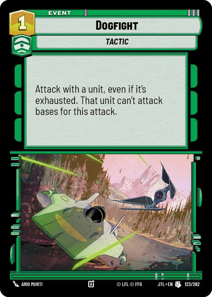 Dogfight, Jump to Lightspeed 123/262