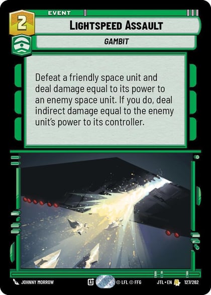 Lightspeed Assault, Jump to Lightspeed 127/262