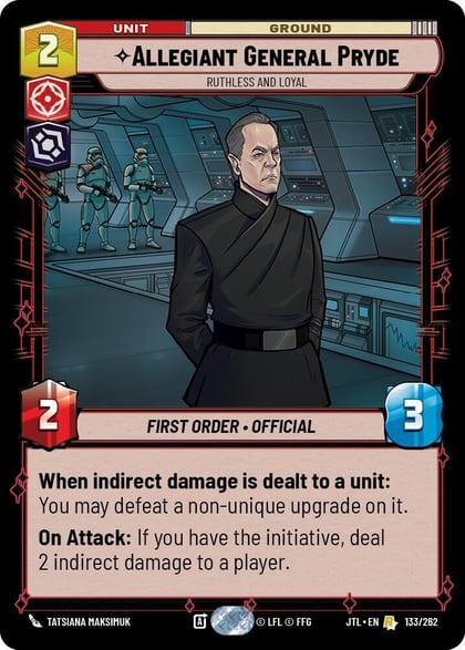 Allegiant General Pryde - Ruthless and Loyal, Jump to Lightspeed 133/262