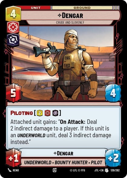 Dengar - Crude and Slovenly, Jump to Lightspeed 139/262