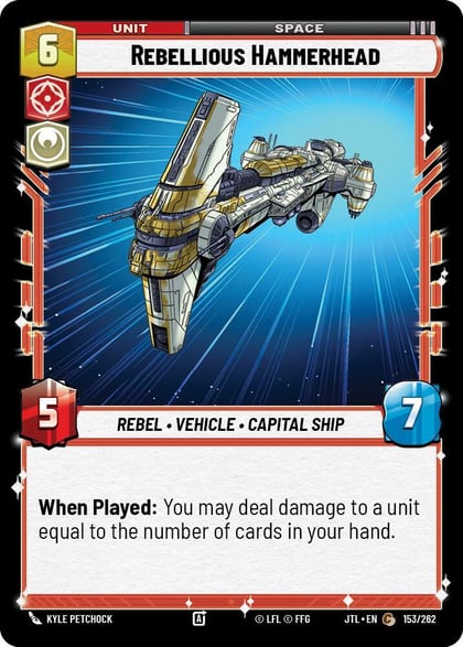 Rebellious Hammerhead, Jump to Lightspeed 153/262
