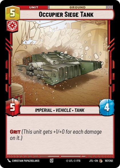 Occupier Siege Tank, Jump to Lightspeed 167/262