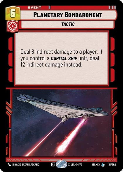 Planetary Bombardment, Jump to Lightspeed 181/262