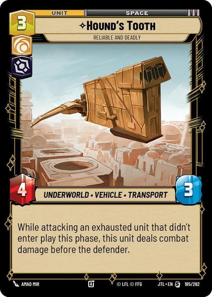 Hound's Tooth - Reliable and Deadly, Jump to Lightspeed 185/262