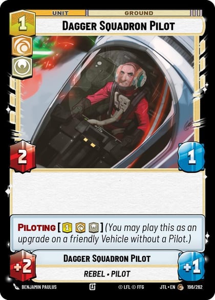 Dagger Squadron Pilot, Jump to Lightspeed 196/262