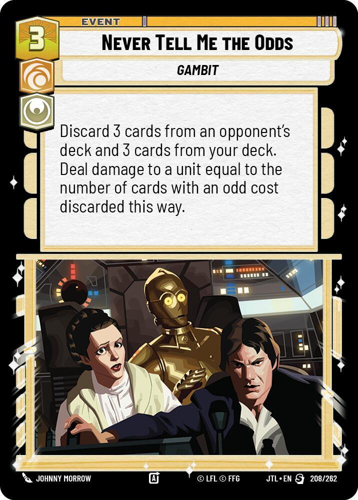 Never Tell Me the Odds, Jump to Lightspeed 208/262