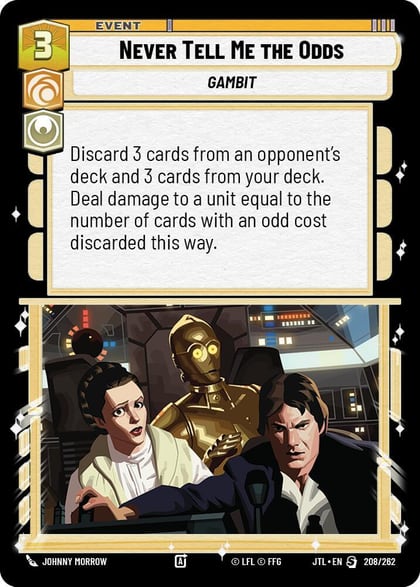 Never Tell Me the Odds, Jump to Lightspeed 208/262
