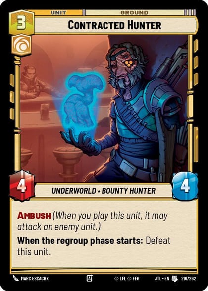 Contracted Hunter, Jump to Lightspeed 216/262