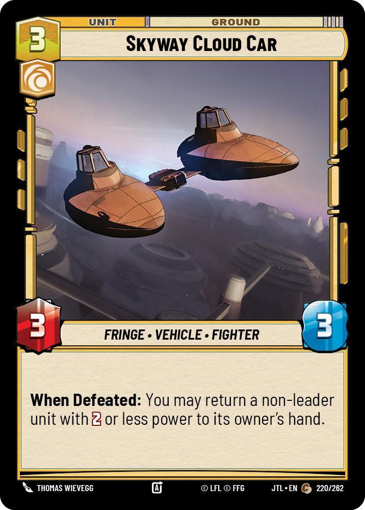 Skyway Cloud Car, Jump to Lightspeed 220/262