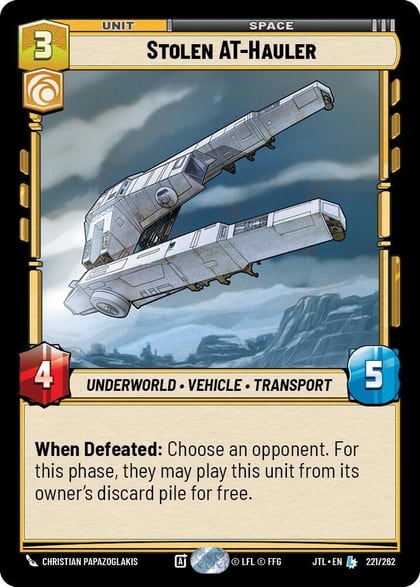 Stolen AT-Hauler, Jump to Lightspeed 221/262