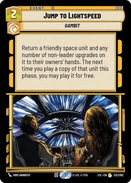 Jump to Lightspeed, Jump to Lightspeed 232/262