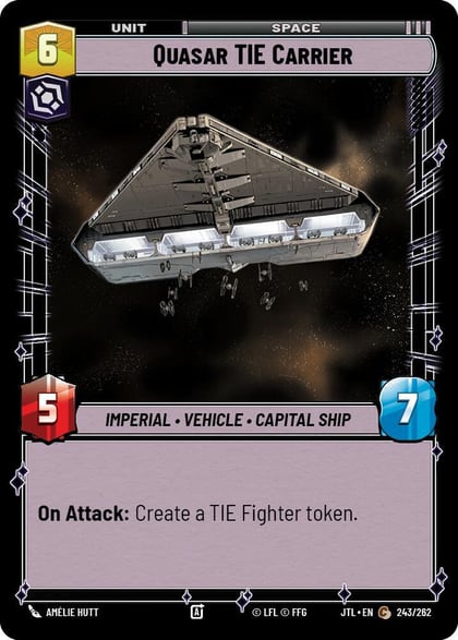 Quasar TIE Carrier, Jump to Lightspeed 243/262