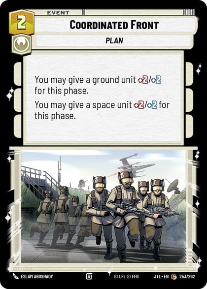 Coordinated Front, Jump to Lightspeed 253/262