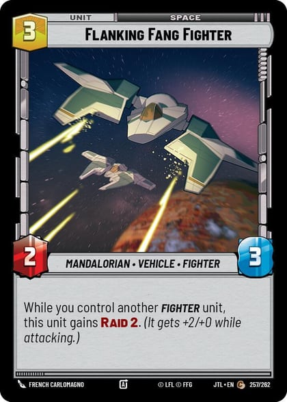 Flanking Fang Fighter, Jump to Lightspeed 257/262