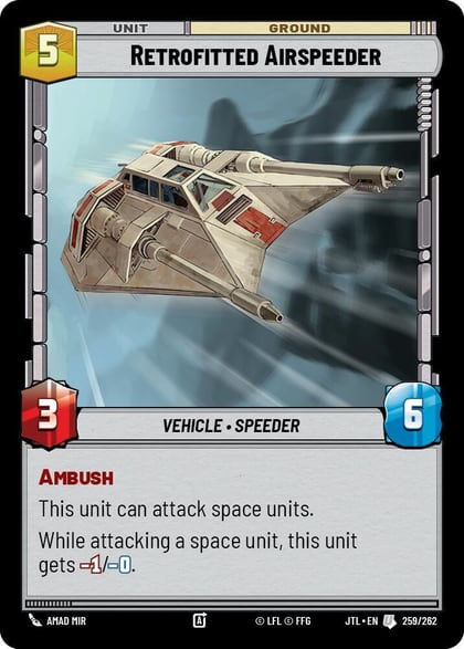 Retrofitted Airspeeder, Jump to Lightspeed 259/262