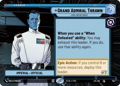 Grand Admiral Thrawn - ...How Unfortunate (Hyperspace), Jump to Lightspeed 264