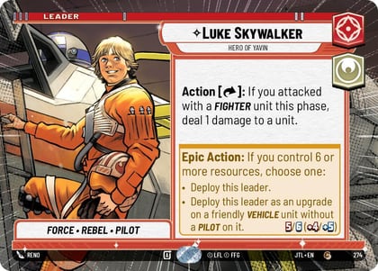 Luke Skywalker - Hero of Yavin (Hyperspace), Jump to Lightspeed 274