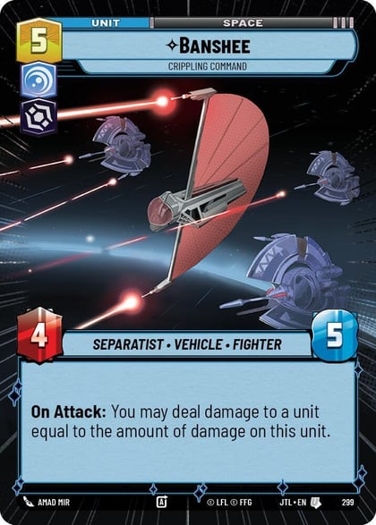 Banshee - Crippling Command (Hyperspace), Jump to Lightspeed 299