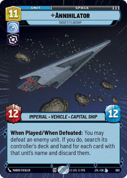 Annihilator - Tagge's Flagship (Hyperspace), Jump to Lightspeed 303
