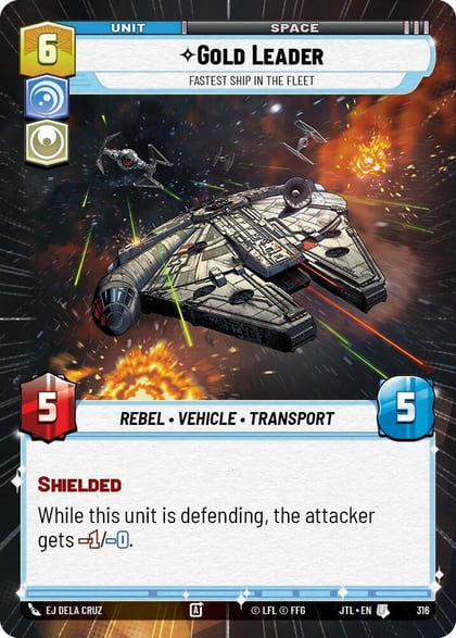 Gold Leader - Fastest Ship in the Fleet (Hyperspace), Jump to Lightspeed 316