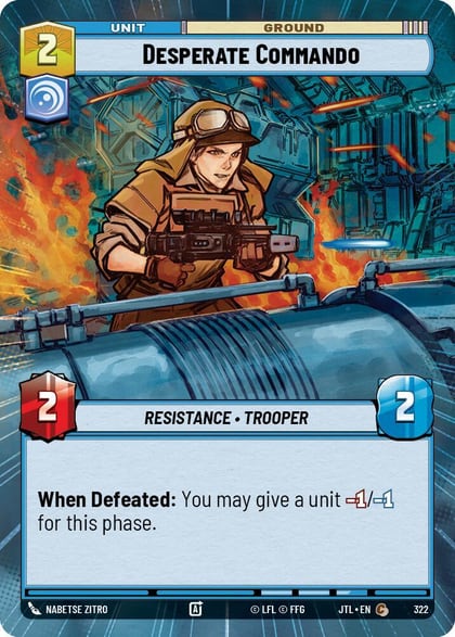 Desperate Commando (Hyperspace), Jump to Lightspeed 322