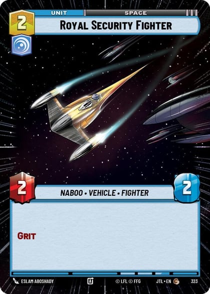 Royal Security Fighter (Hyperspace), Jump to Lightspeed 323