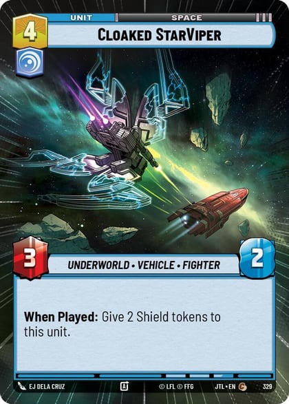 Cloaked StarViper (Hyperspace), Jump to Lightspeed 329