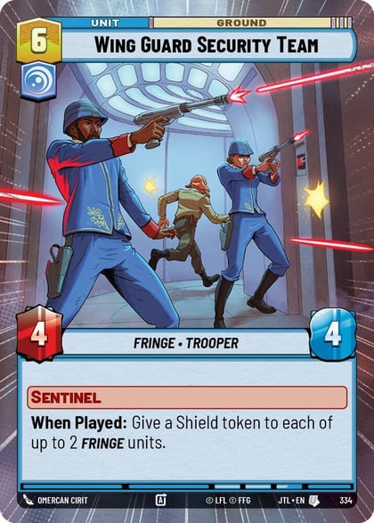 Wing Guard Security Team (Hyperspace), Jump to Lightspeed 334