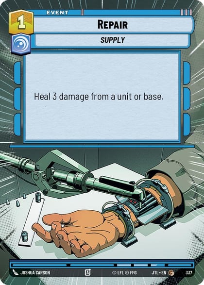 Repair (Hyperspace), Jump to Lightspeed 337