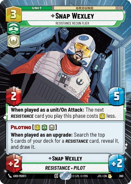 Snap Wexley - Resistance Recon Flier (Hyperspace), Jump to Lightspeed 360