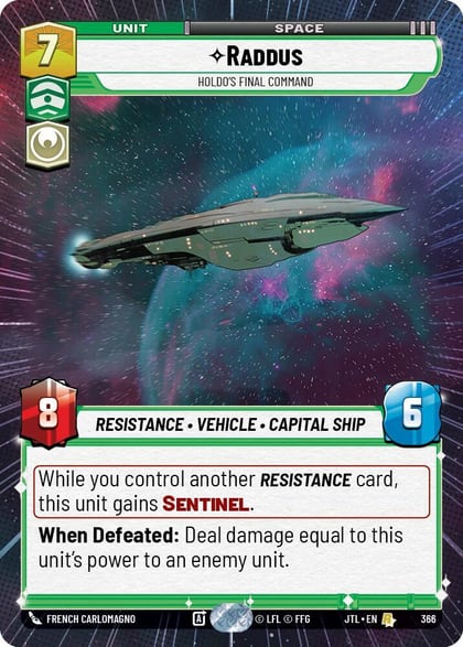 Raddus - Holdo's Final Command (Hyperspace), Jump to Lightspeed 366