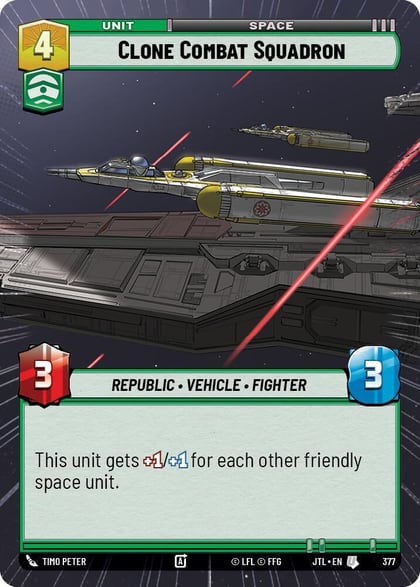 Clone Combat Squadron (Hyperspace), Jump to Lightspeed 377