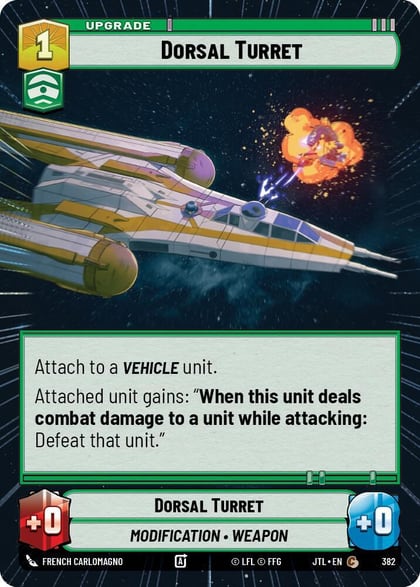 Dorsal Turret (Hyperspace), Jump to Lightspeed 382